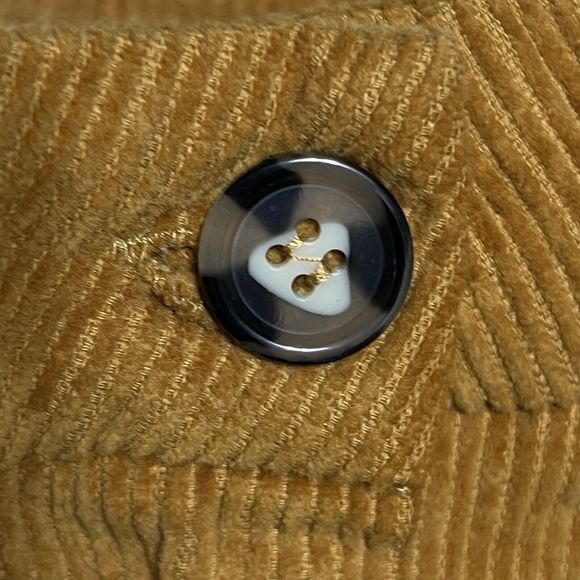 Mustard Corduroy Double Pleated Pants Women’s XL 30 Classiccore Academia Y2K - Picture 15 of 17